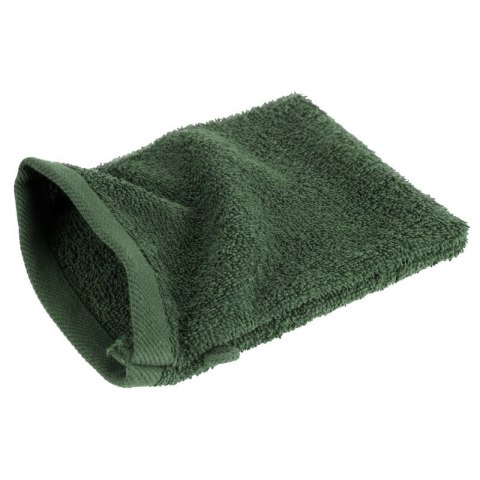 Rękawica kąpielowa frotte bawełniana 500 g/m² - zielona ciemna - Mono Rękawica kąpielowa frotte bawełniana 500 g/m² - zielona ciemna - Mono