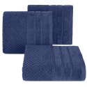 Ręcznik Adore 30x50 granatowy o strukturze krateczki 500 g/m2 Eurofirany Ręcznik Adore 30x50 granatowy o strukturze krateczki 500 g/m2 Eurofirany