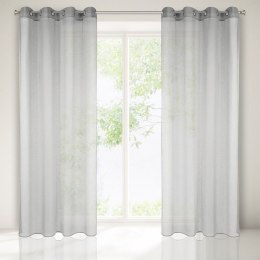 Firana gotowa na przelotkach 140x250 Metis stalowa