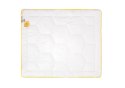 Kołdra antyalergiczna 180x200 Bee Soft Satyna baw ciepła 1600g biała AMZ