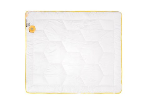 Kołdra antyalergiczna 180x200 Bee Soft Satyna baw ciepła 1600g biała AMZ