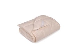 Kołdra z puchu 70% 155x200 Standardowa Letnia 400g kremowa Piórex
