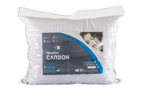Poduszka Carbon Antystres 50x60 biała antyalergiczna AMW Poduszka Carbon Antystres 50x60 biała antyalergiczna AMW