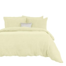 Pościel frotte 200x220 kremowa 019 jednobarwna Darymex