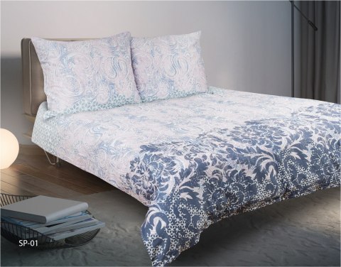 Pościel satynowa 160x200 01A Premium pudrowa różowa biała szara granatowa Pościel satynowa 160x200 01A Premium pudrowa różowa biała szara granatowa