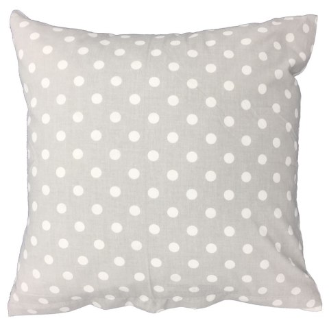 Poszewka bawełniana 40x40 R009 szara biała gwiazdki grochy 126N 45N Poszewka bawełniana 40x40 R009 szara biała gwiazdki grochy 126N 45N