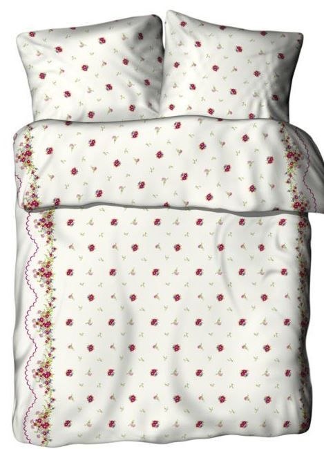 Poszewka bawełniana 50x60 1453E biała bordiura czerwona 96N Poszewka bawełniana 50x60 1453E biała bordiura czerwona 96N