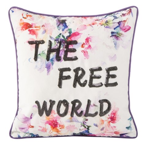 Poszewka dekoracyjna 45x45 Renee 6 the free world kwiaty Eurofirany Poszewka dekoracyjna 45x45 Renee 6 the free world kwiaty Eurofirany