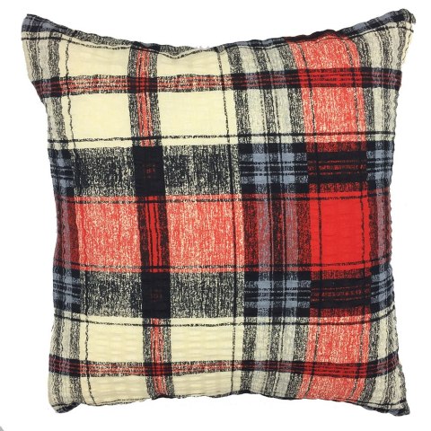 Poszewka z kory 50x60 127/3 Krata Krzyś czerwona Poszewka z kory 50x60 127/3 Krata Krzyś czerwona
