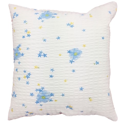 Poszewka z kory 50x60 137/2 Kwiatki niebieskie zapinana na zamek Poszewka z kory 50x60 137/2 Kwiatki niebieskie zapinana na zamek