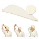 Turban kąpielowy tkanina frotte różowy Turban kąpielowy tkanina frotte różowy