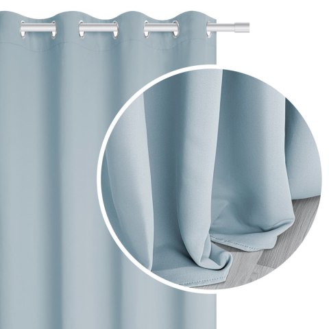 Zasłona zaciemniająca 140x250 błęktina gotowa na przelotkach Hold Blackout Zasłona zaciemniająca 140x250 błęktina gotowa na przelotkach Hold Blackout